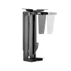 LogiLink Under-Desk CPU Holder - Black - Steel - 25 kg Capacity