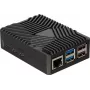 Joy-IT RB-AlucaseP5-09 SBC korpus Raspberry Pi 5-le, alumiinium, must