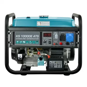 Könner & Söhnen KS 10000E ATS mootorgeneraator 7500 W 25 L Bensiin Must, Sinine