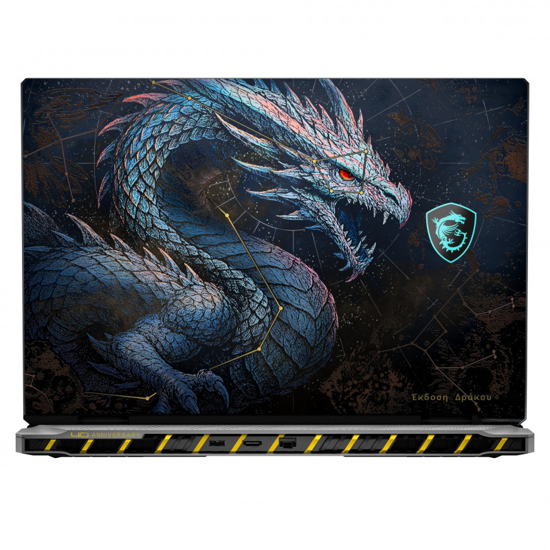 MSI Titan 18 HX Dragon Edition Draco Epic A2WJ-1064FR mängusülearvuti, 18-tolline UHD+ Mini LED 240Hz, Intel Core Ultra 9 290HX Plus, 96GB DDR5, 4TB SSD, GeForce RTX 5090 24GB, Windows 11 Pro, prantsuse AZERTY klaviatuur