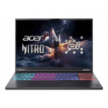 Acer Nitro 16 AI mängusülearvuti - AMD Ryzen AI 7 350, 16GB DDR5, 1TB NVMe SSD, RTX 5050, 16 inch WQXGA 165Hz IPS, OS puudub, Obsidian Black