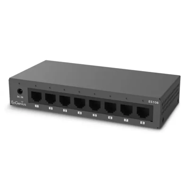 EnGenius ES108 haldamata 8-pordiline gigabit-kommutaator