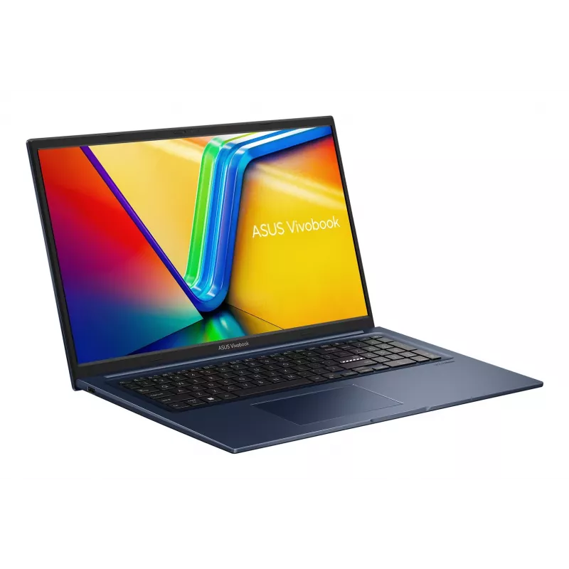 ASUS Vivobook 17 X1704VA-AU1066 Core 5 120U 17,3 tolli FHD IPS-Level paneel 60Hz 250nits Anti-Glare 16GB DDR5 512GB SSD Intel Graphics 720p kaamera 50WHrs OS-ita Quiet Blue