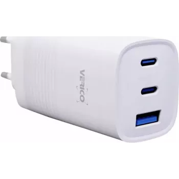 Verico Mojo 65W GaN 3 USB laadija 65 W seinakontakt Väljundvool max 3250 mA
