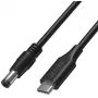 UNITEK 65W USB-C to DC 5.5mm Laptop Power Cable 1.5m Black