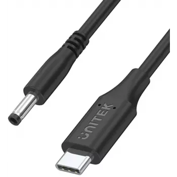 UNITEK USB-C to DC toitekaabel Lenovo jaoks, 65W, 1,5m, must