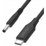 UNITEK USB-C to DC toitekaabel Lenovo jaoks, 65W, 1,5m, must