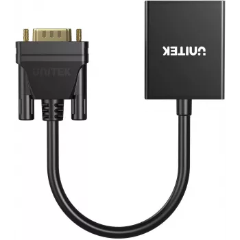 UNITEK VGA-HDMI adapter Full HD 1080p must 15cm