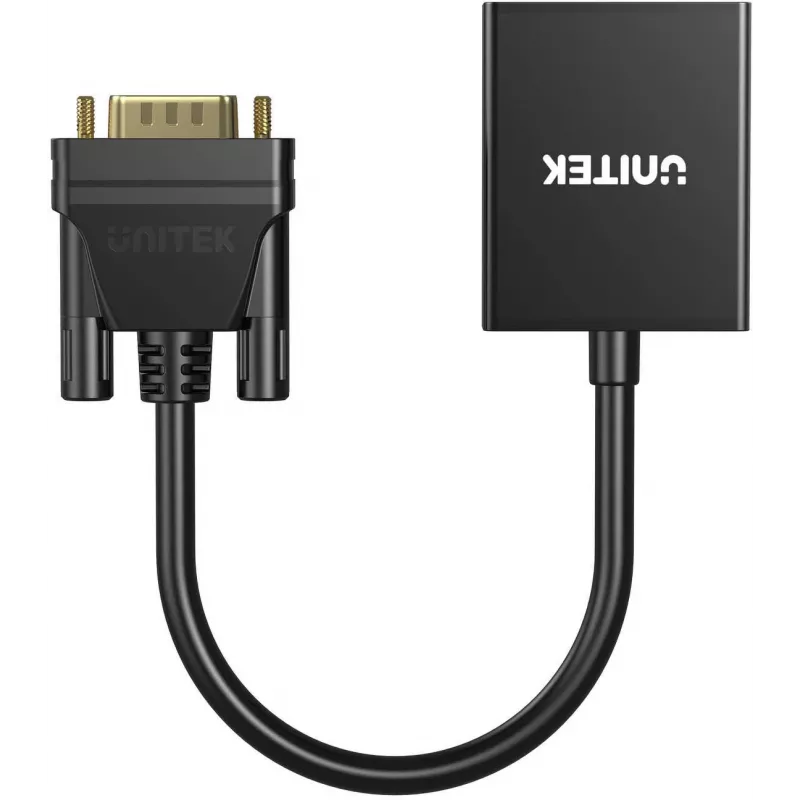 UNITEK VGA-HDMI adapter Full HD 1080p must 15cm