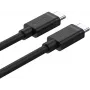 UNITEK USB-C to USB-C kaabel 3m - Must - USB 3.2 Gen 2 10Gbps 100W PD