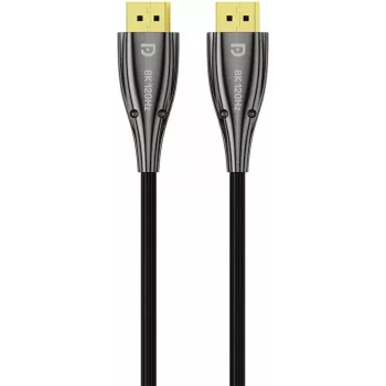 UNITEK 30m Active Optical DisplayPort 2.1 kaabel 8K 60Hz Must