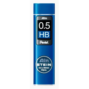 Pentel C275-HBO mehaanilise pliiatsi juhtmete täitepakend - 0,5 mm - sinine - 40 juhet - jaotustuub