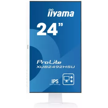 IIYAMA ProLite XUB2492HSU-W1 23.8 inch IPS LED Full HD Monitor - Valge