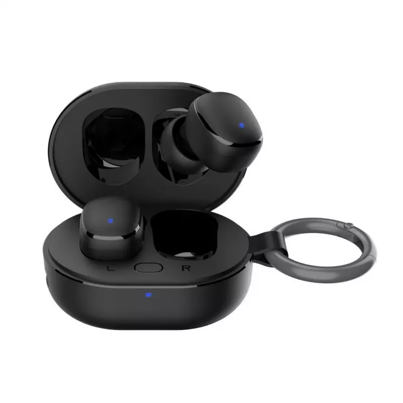3MK FlowBuds 6.0 True Wireless Stereo (TWS) Bluetooth 5.3 In-Ear Headphones with ENC Microphone, IPX4, 35h Battery, USB-C, Black