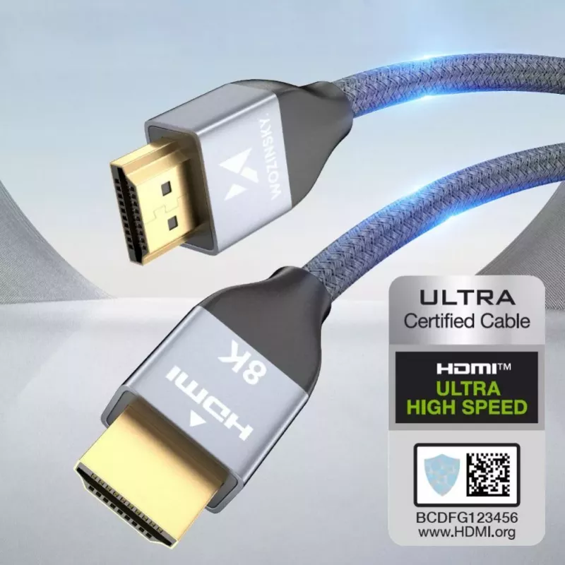 Wozinsky USB-C to USB-A kaabel 1 m hõbedane punutud nailon