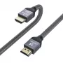 Wozinsky USB-C to USB-A kaabel 1 m hõbedane punutud nailon