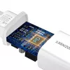 Wozinsky WGWCW 20W USB-A USB-C seinälaadija - valge