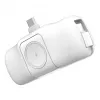 WOZINSKY WF16-YCS Mini Power Bank 5000mAh 15W USB-C sisseehitatud USB-C kaabli ja Apple Watch laadijaga - Valge