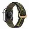 Dux Ducis Strap (Outdoor Version) Nylon Band for Apple Watch Ultra, SE, Series 9, 8, 7, 6, 5, 4, 3, 2, 1 (49, 45, 44, 42 mm) - Yellow