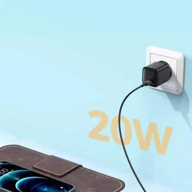 JOYROOM Kiirlaadimise seinadapter USB-C 20W Power Delivery Quick Charge 3.0 AFC Must (L-P202)