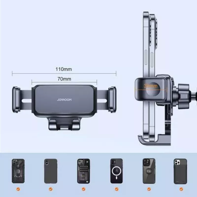 Joyroom autotelefonihoidja armatuurlauale must (JR-ZS283)