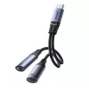 Joyroom SY-C03 USB-C to 2x USB-C 2in1 DAC Adapter - Must