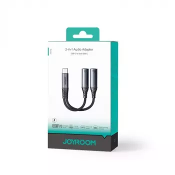 Joyroom SY-C03 USB-C to 2x USB-C 2in1 DAC Adapter - Must