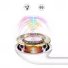 Dudao X10S Juhtmega kõrvaklapid mikrofoniga, 3,5 mm pistik, 1,2 m kaabel, valge