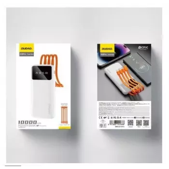 DUDAO K6Pro Power Bank 10000mAh 10W 4 Cables Must