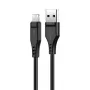 ACEFAST MFI sertifitseeritud USB-A–Lightning kaabel 1,2 m 2,4 A must (C3-02)