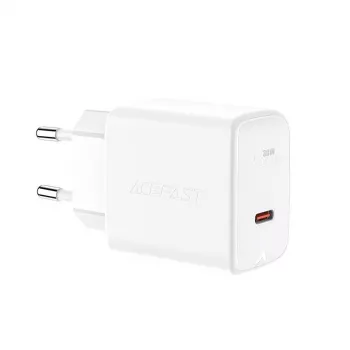 ACEFAST GaN USB-C laadija 30W PD QC 3.0 AFC FCP Valge (A21)