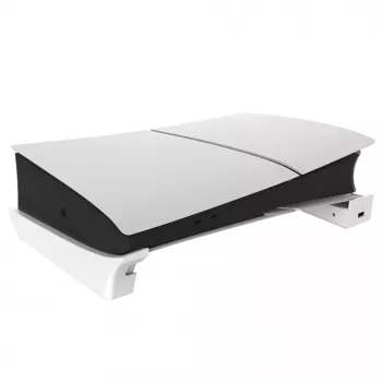IPEGA P5S008 horisontaalne alus USB-hubiga PS5 Slim White jaoks