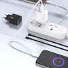 Dudao A26T GaN 25W USB-A, USB-C laadija - must