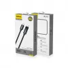 Dudao L7C USB-C to USB-C 100W kaabel LED-ekraaniga 1m - Must