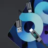 Dudao L7C USB-C to USB-C 100W kaabel LED-ekraaniga 1m - Must