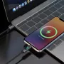 Dudao L7C USB-C to USB-C 100W kaabel LED-ekraaniga 1m - Must