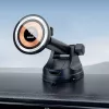 Dudao F12MAX+ Magnetiline juhtmevaba auto laadija hoidik 15W MagSafe'iga - Must