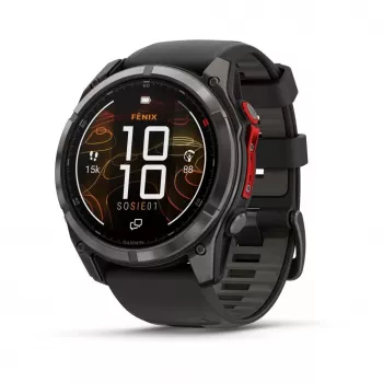 Garmin fenix 8 Pro 51 mm MicroLED Sapphire Carbon Grey DLC Titanium musta/veeris-halli silikoonrihmaga