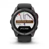 Garmin fenix 8 Pro 51 mm MicroLED Sapphire Carbon Grey DLC Titanium musta/veeris-halli silikoonrihmaga