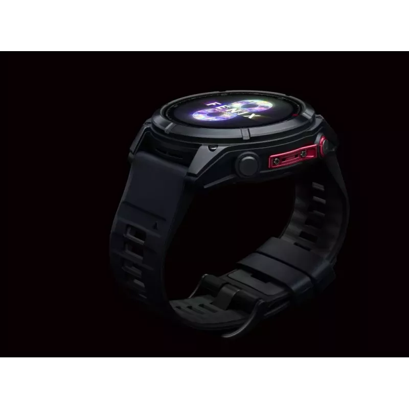 Garmin fenix 8 Pro 51 mm MicroLED Sapphire Carbon Grey DLC Titanium musta/veeris-halli silikoonrihmaga