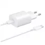 Samsung 25W reisilaadija + USB-C/USB-C andmekaabel valge (OOB hulgipakend)
