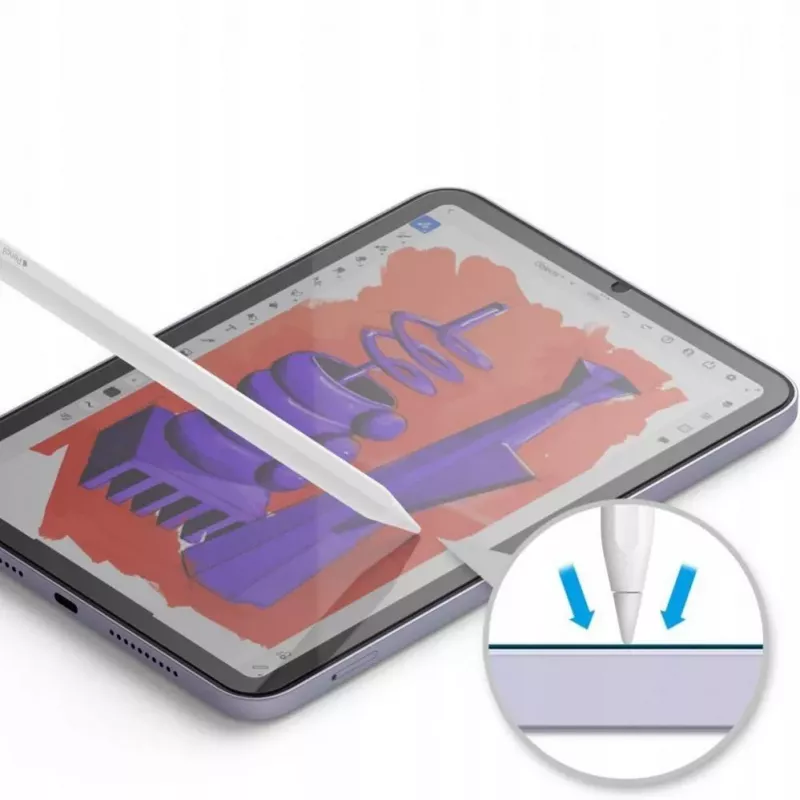 Hofi Glass Pro+ karastatud klaasist ekraanikaitse Samsung Galaxy Tab S9 FE 10.9 inch X510/X516B jaoks - must raam