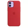 Apple Silicone Case with MagSafe for iPhone 12 mini Red