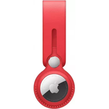 Apple AirTag nahast kinnitusaas punane