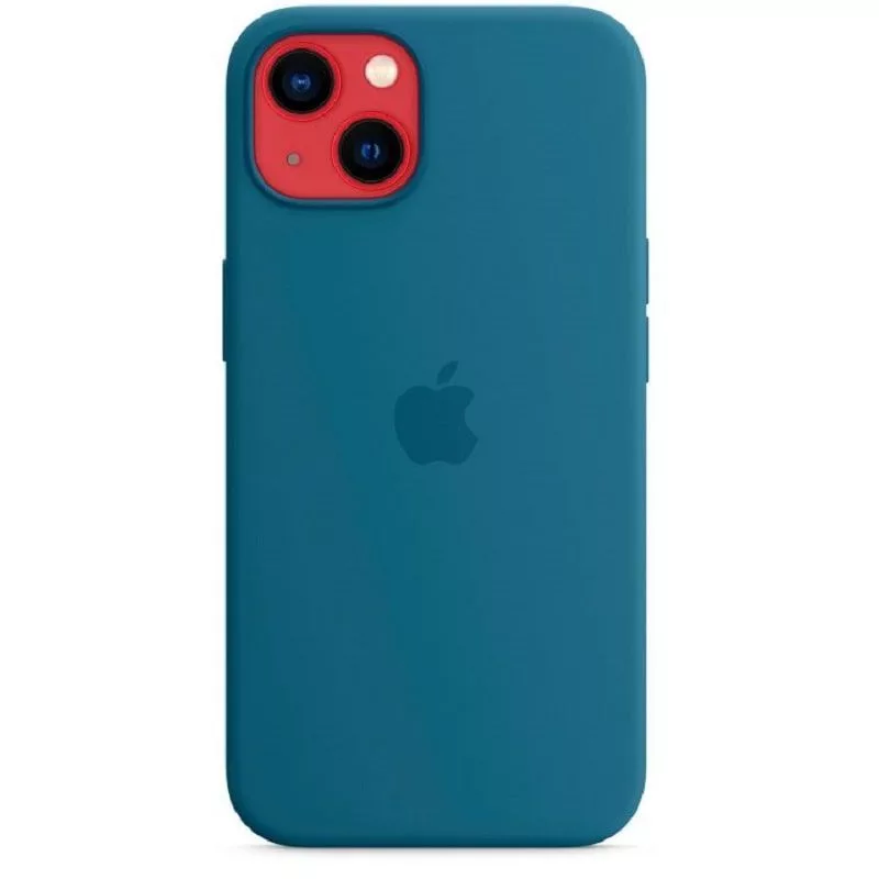 Apple iPhone 13 Silicone Case with MagSafe Blue Jay