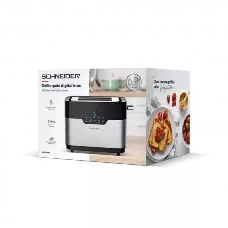 Schneider Touchscreen Stainless Steel Toaster Set