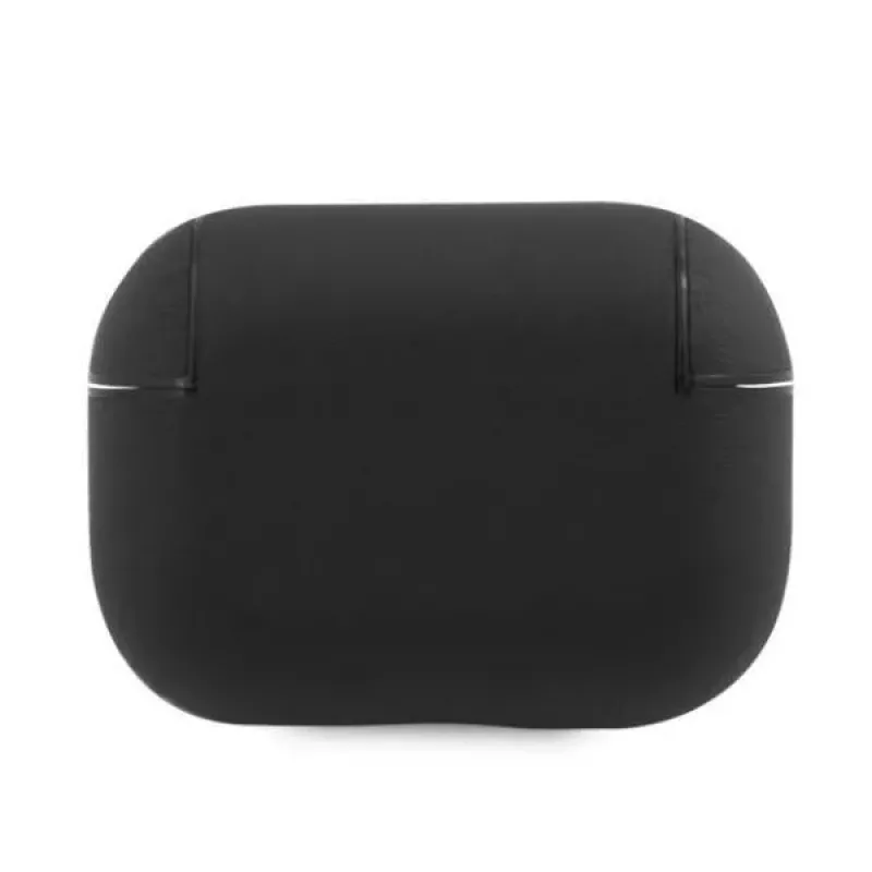 BMW AirPods Pro ümbris ehtsast nahast hõbedase logo ja musta värviga
