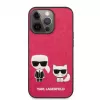Karl Lagerfeld Apple iPhone 13 Pro Choupette PU-nahast ümbris fuksia