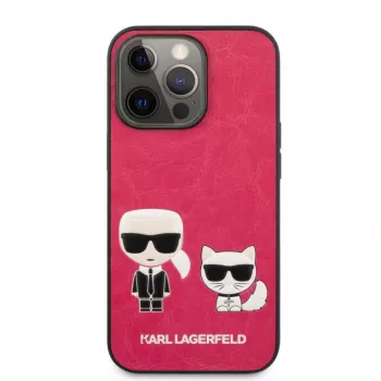 Karl Lagerfeld Apple iPhone 13 Pro Choupette PU-nahast ümbris fuksia