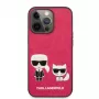 Karl Lagerfeld Apple iPhone 13 Pro Choupette PU-nahast ümbris fuksia